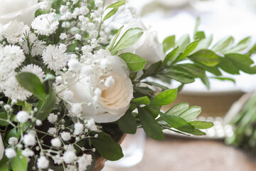 Obraz na płótnie Canvas wedding bouquet of flowers