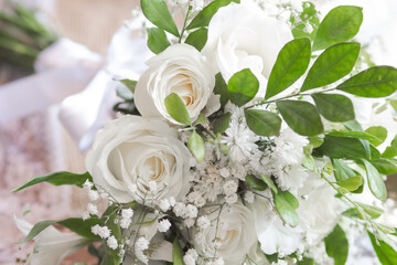 Obraz na płótnie Canvas wedding bouquet of flowers