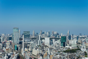 都市の風景　高層ビルからの都市景観