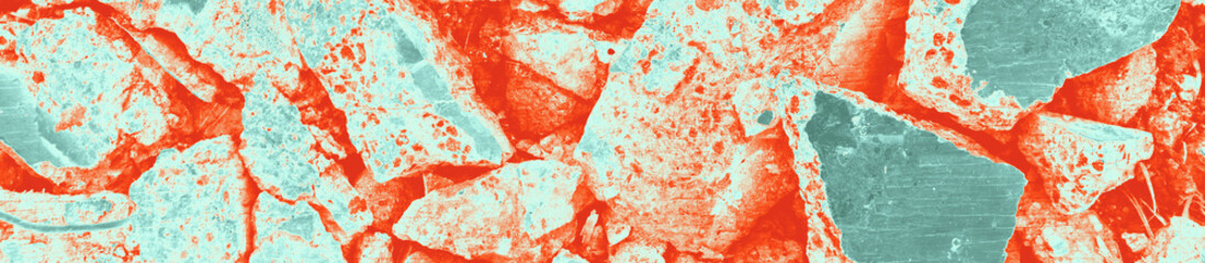 abstract red, orange, celadon and aquamarine colors background for design