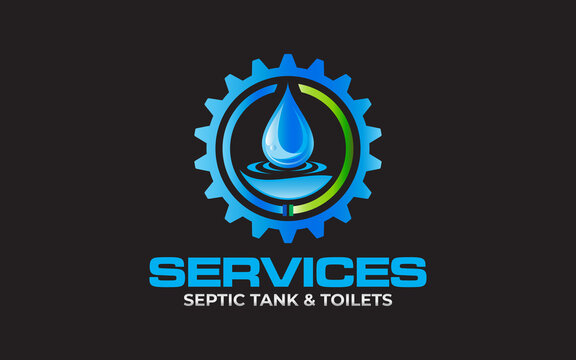 Illustration graphic vector of septic tank clean service logo design template