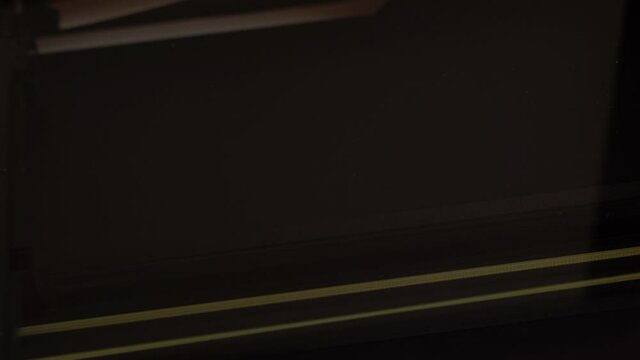 Scanner operation on printer close-up