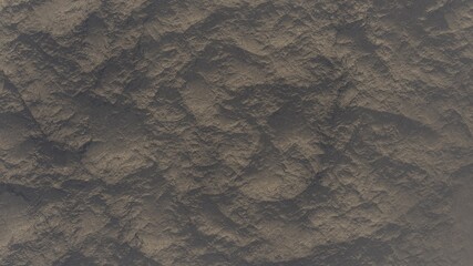 3d render of abstract planet surface with high detailed relief