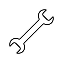 Wrench Line Icon