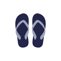 flip flop icon design template vector