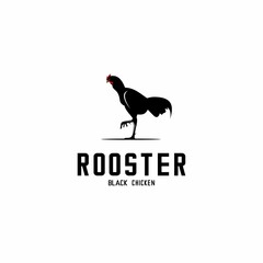 Fototapeta na wymiar vector illustration of rooster logo, restaurant and farmer logo