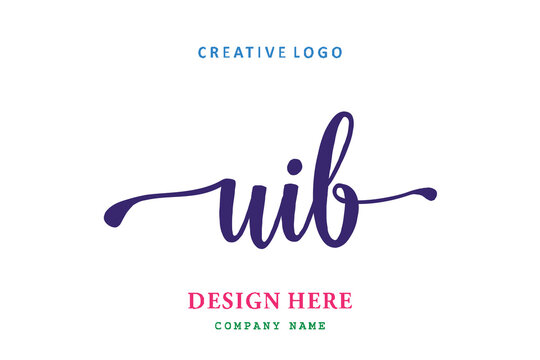UIB lettering logo is simple, easy to understand and authoritative