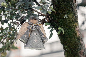 christmast angel on the tree
