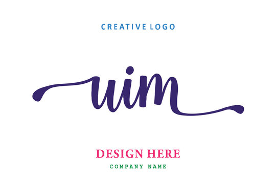 UIM lettering logo is simple, easy to understand and authoritative