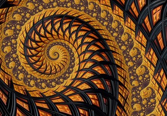 Abstract fractal background