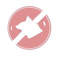 illustration of rabies, rabies dog, vector