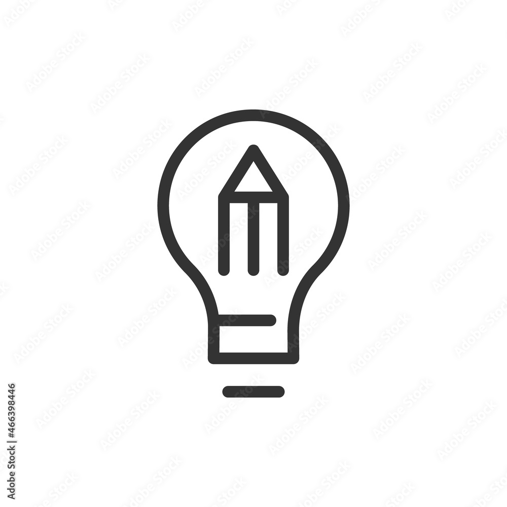 Poster outline design of web design icon.