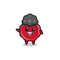 sealing wax character as the afro boy