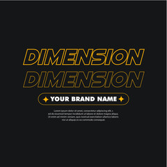 Dimension Streetwaer Style Shirt Design Brand Clothing