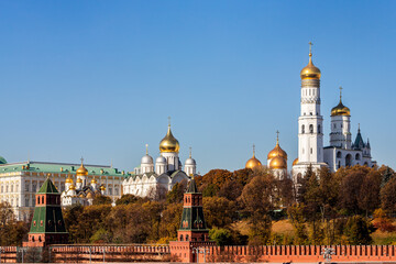 Ivan the Great Bell Tower, Cathedral Square Moscow Kremlin, Assumption belfry in Moscow Kremlin...