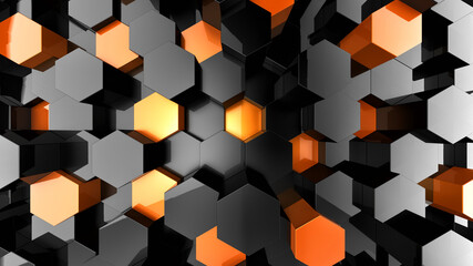 hexagon abstract background