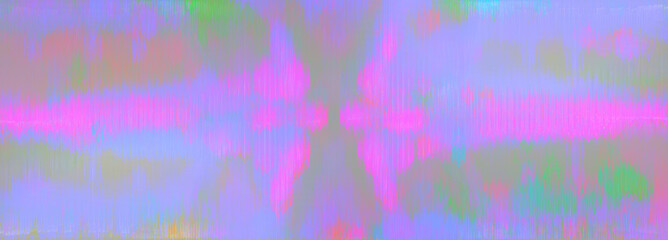 Abstract iridescent glitch art background image.