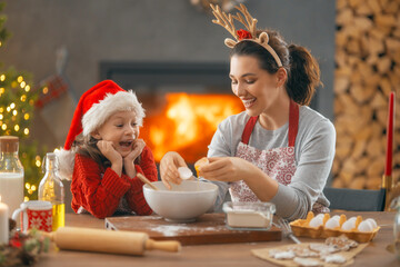 Cooking Christmas food