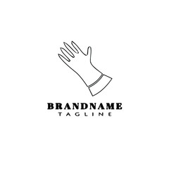 glove design logo template icon vector illustration