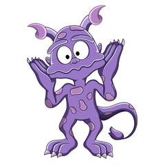 cute monsters illustration