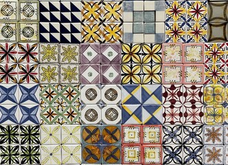 Traditional tiles from Porto, Portugal.