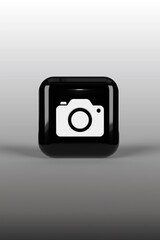 black camera app icon