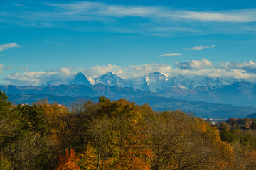 Naklejka premium Alpenblick in der Schweiz