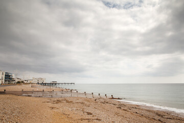 seascape of bognor regis of the south east coast of england