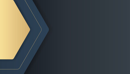 Abstract black and gold geometrics background. Abstract elegant template black and gold geometrics on dark background luxury style. For business brochure, poster, notebook, menu template