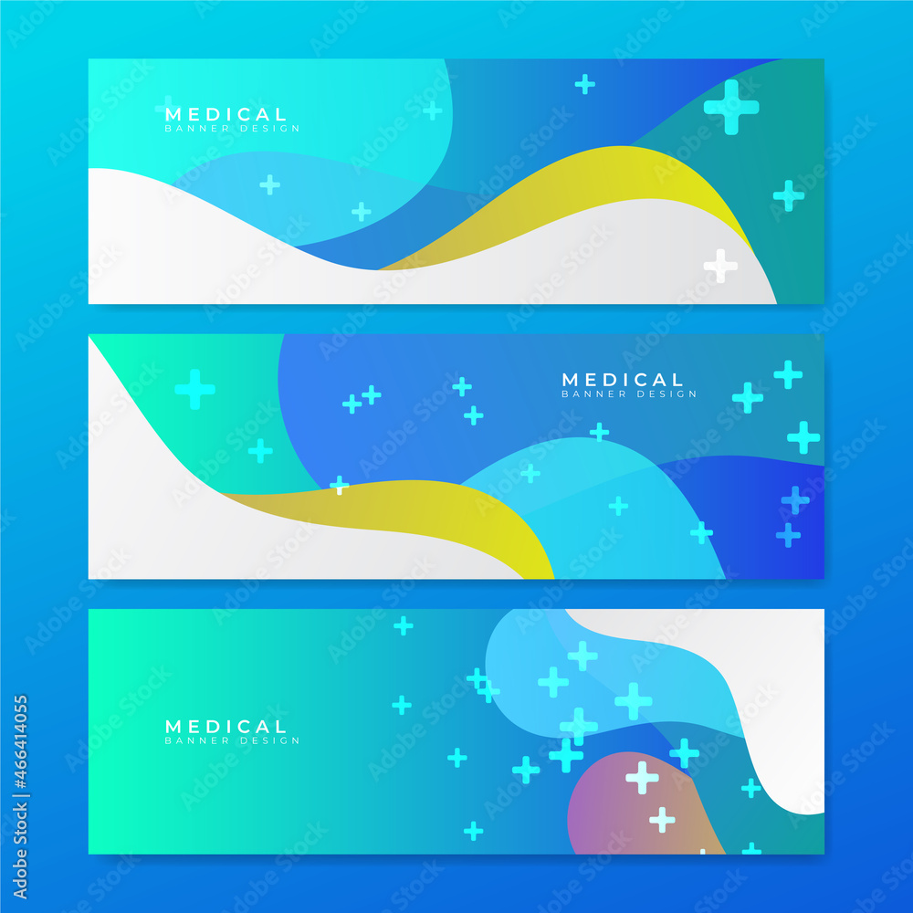 Aufkleber abstract medical background with health icons and symbols. template design with concept and idea for