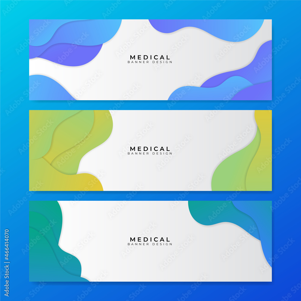 Poster abstract medical background with health icons and symbols. template design with concept and idea for