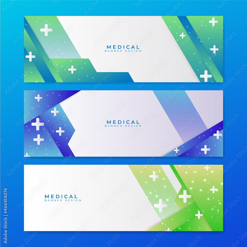 Poster abstract medical background with health icons and symbols. template design with concept and idea for