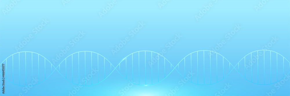 Poster abstract modern blue banner background design with health icons and symbols. template design with co
