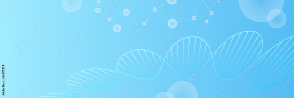 Leinwandbilder Website header or banner design with medical hexagons pattern. Geometric abstract background with simple hexagonal elements. Medical, technology or science design.