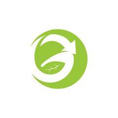 Letter G Leaf Logo Natural Logos
