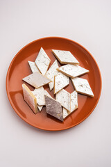 Kaju Katli or Cashew Barfi