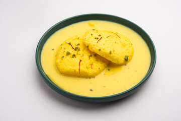 Ras malai or Royal Rossomalai desert from India