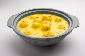Angoori Rasmalai is an Indian dessert sweet