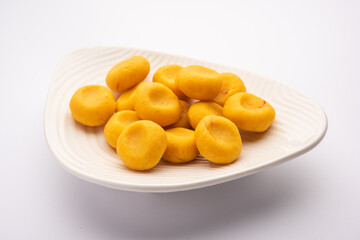 Kesad pedha or Saffron Peda