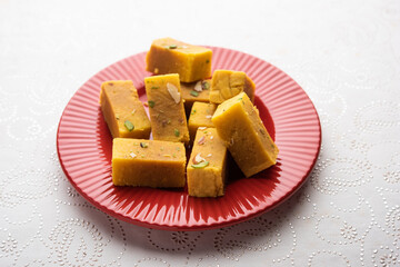 mysore pak is a delicious indian sweet