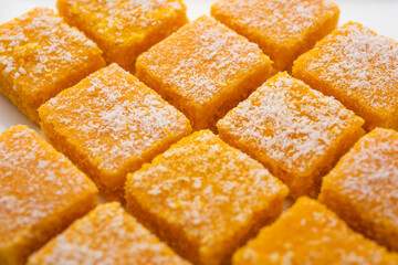 Coconut barfi or nariyal Burfi or barfee