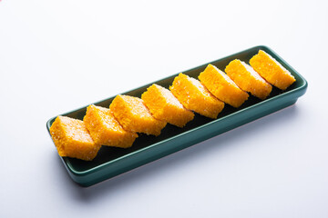 Coconut barfi or nariyal Burfi or barfee