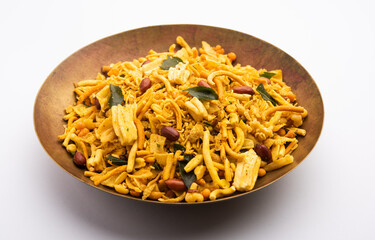 Farsan chivda or bombay mix