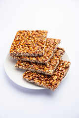 Peanut Bar or chikki
