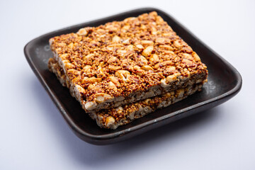 Peanuts rajgira Jaggery chikki or bar