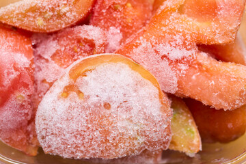 Frozen tomatoes