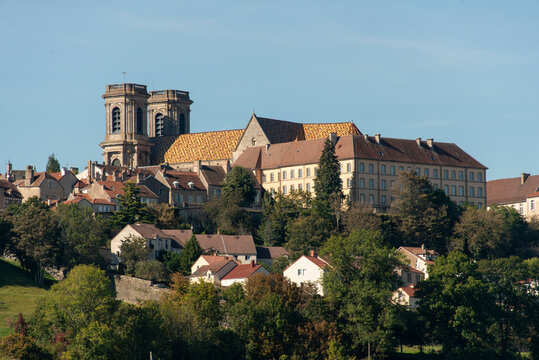 ville, église Saint Martin, Langres, Haute Marne, 52, région Grand Est