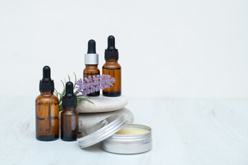 Natural organic cosmetics and products for spa treatments and relaxation for the care of women. Skin care products.