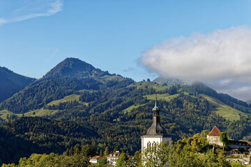 Fototapeta na wymiar le Moléson dans le Jura Suisse