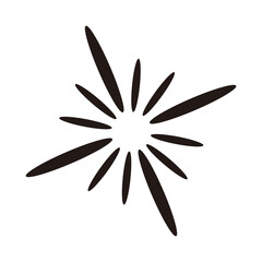 sun icon vector illustration sign